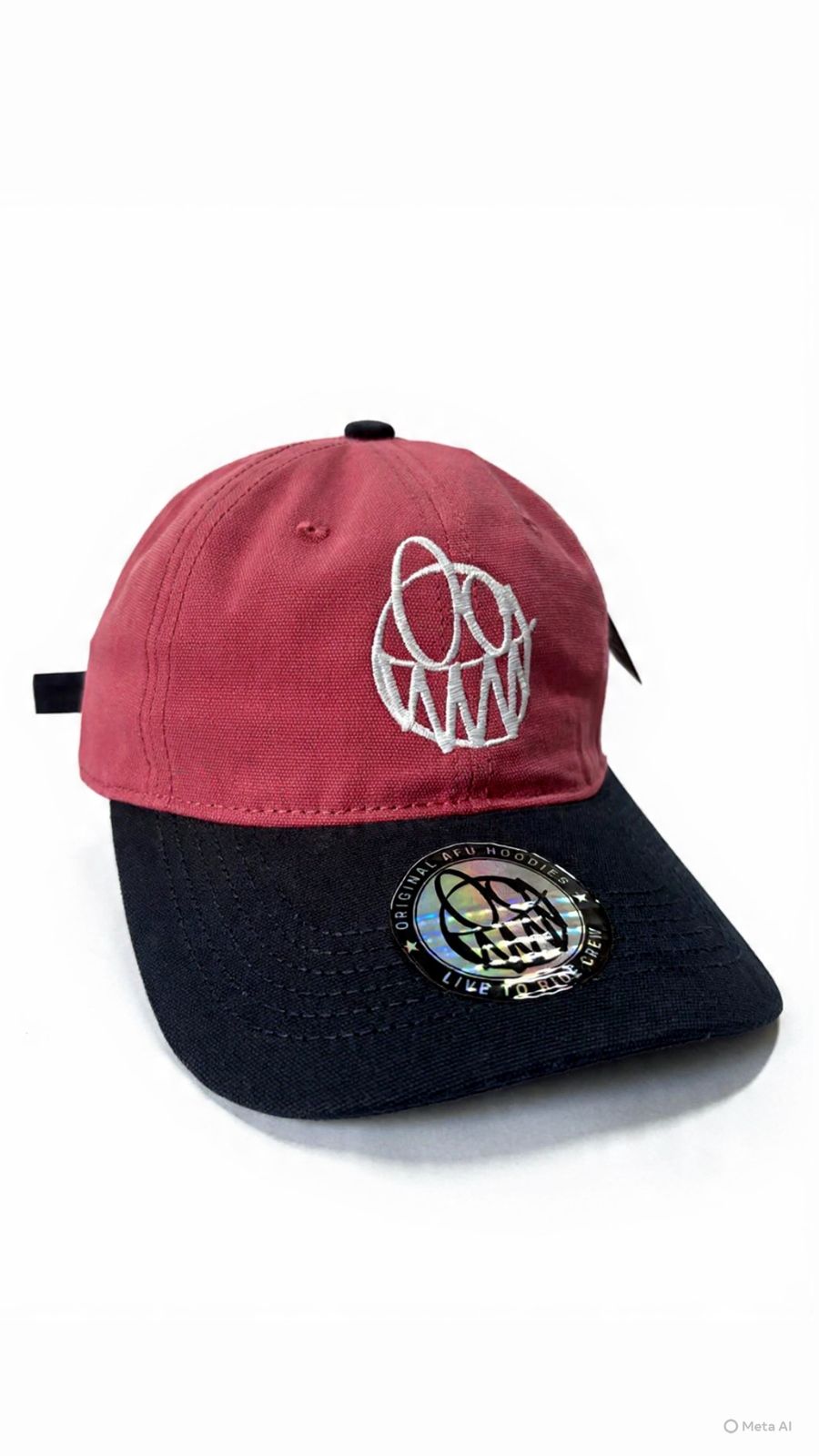 Gorro snapback premium bicolor red/blue