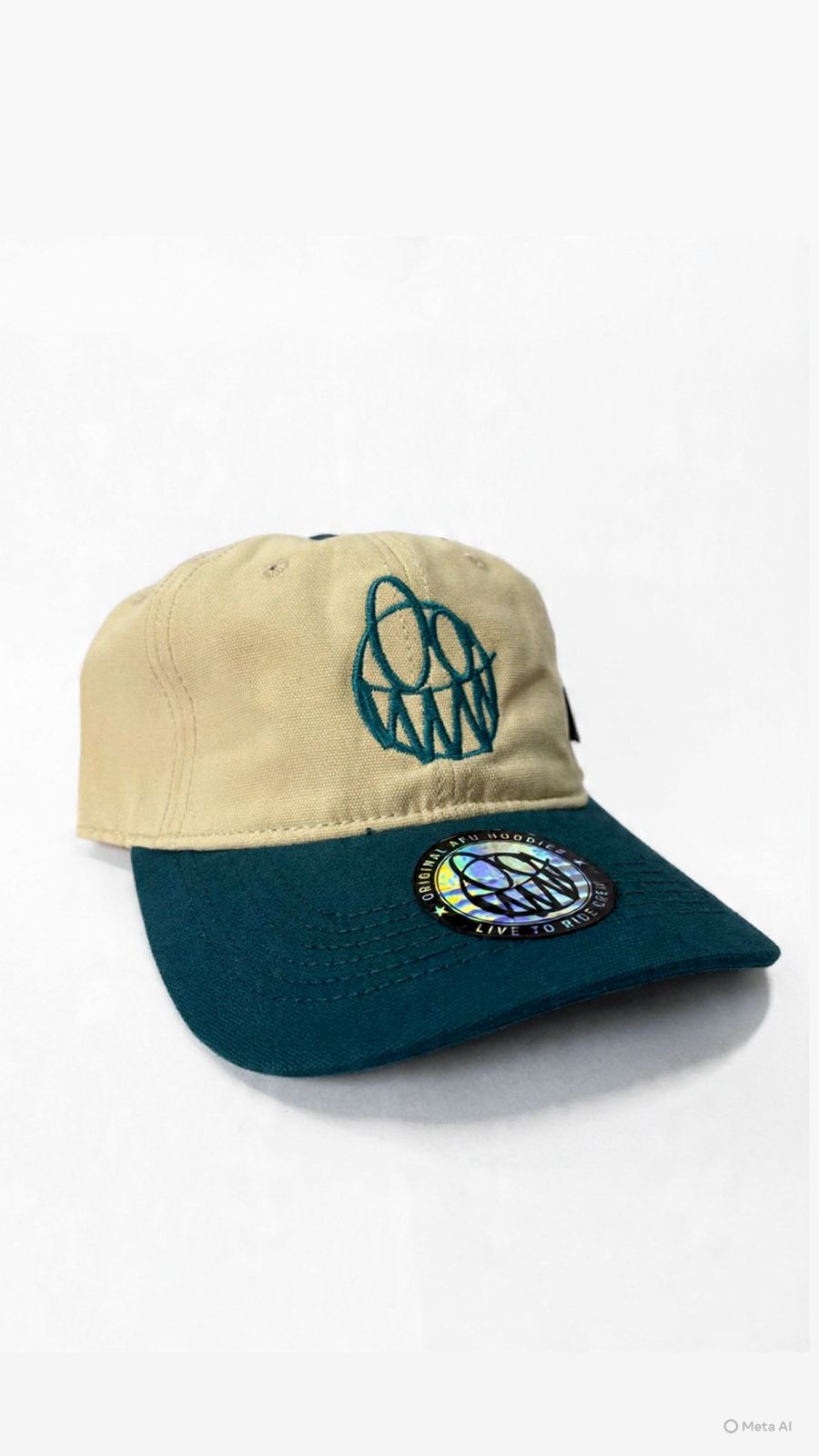 Gorro snapback premium bicolor blue