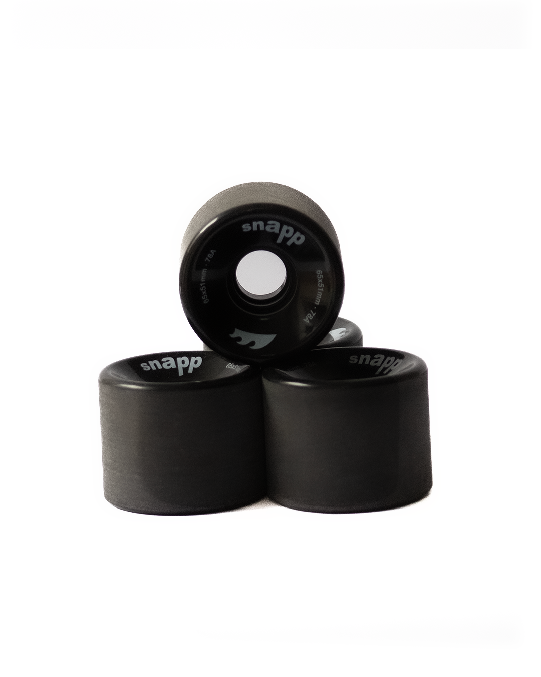 Ruedas snapp 65mm 78a Black