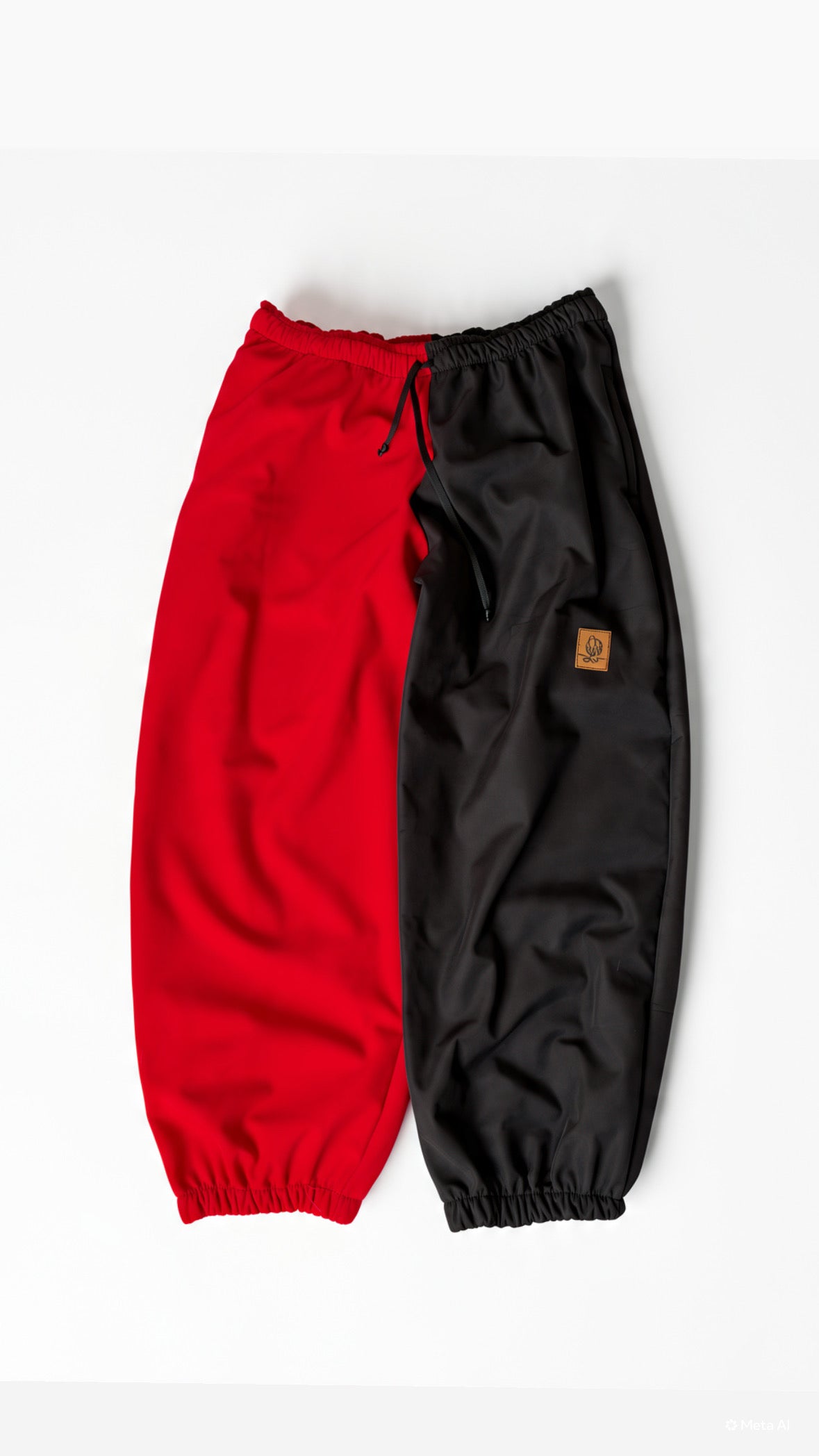 Pantalon nieve Baggy True Twin Black & Red