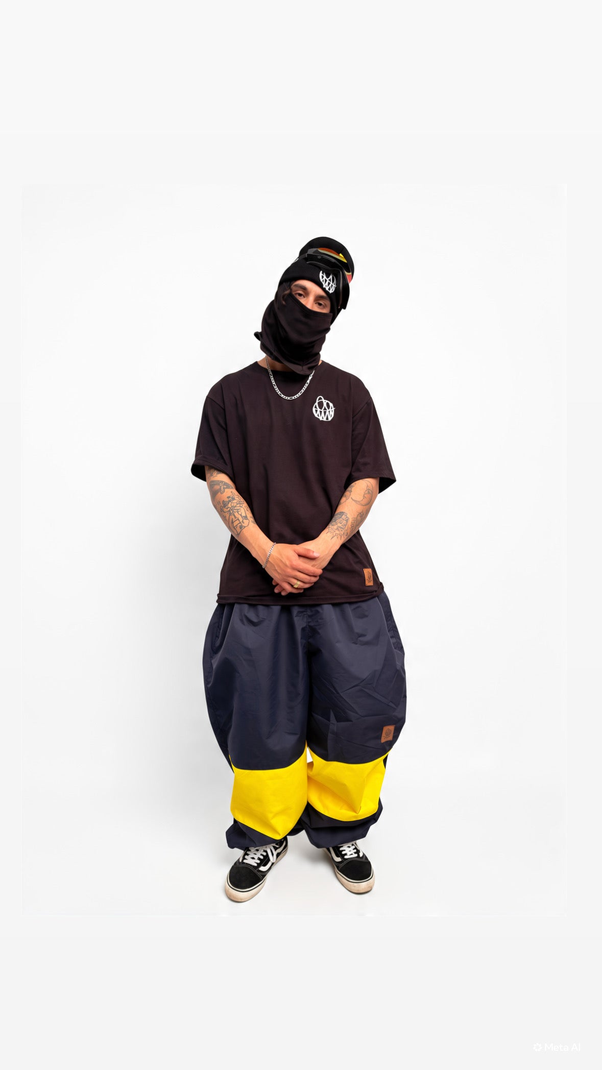 Pantalon nieve Baggy Park Serie 12 Dark Blue/ Yellow