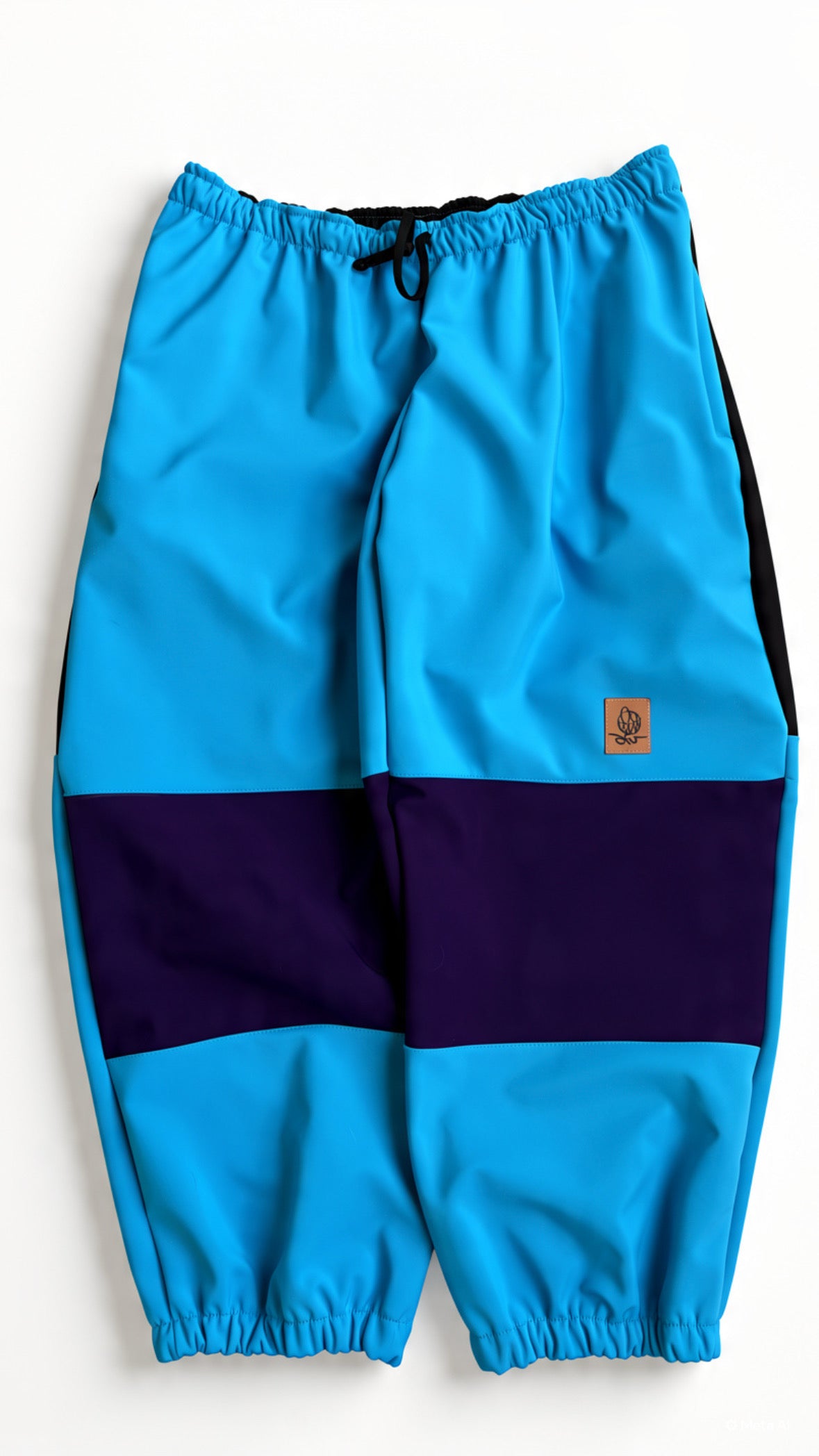 Pantalon nieve Baggy Softshell Freestyle Celeste