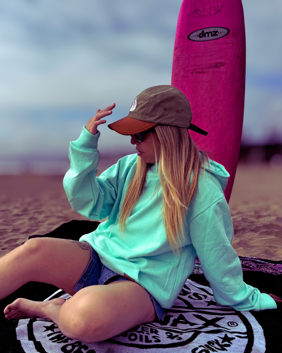 Rider Hoodie Mint – Polerón con capucha canguro | Afu Hoodies