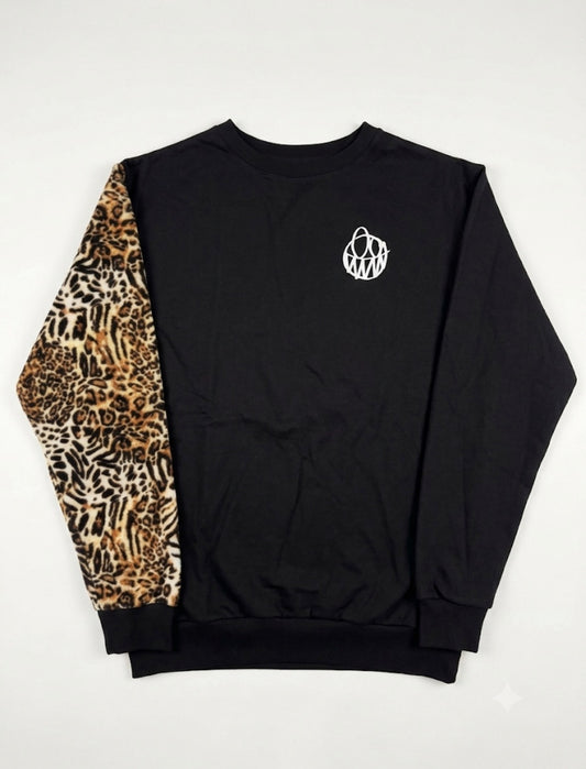 Polo Oversize Animal Print Tiger – Polerón cuello redondo | Afu Hoodies