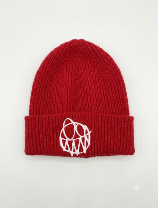 Beanie lana snow Red