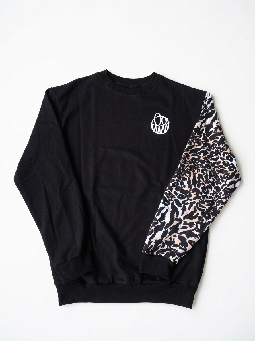Polo Hoodie Pink Animel Print – Polerón con cuello redondo | Afu Hoodies