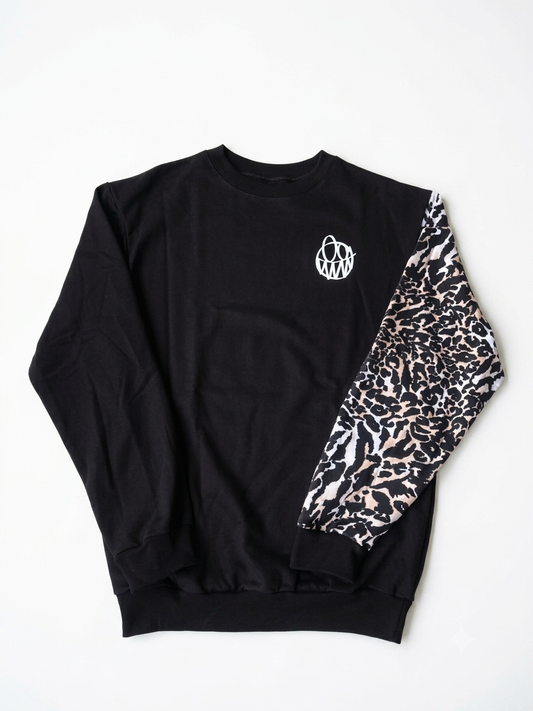Polo Hoodie Pink Animel Print – Polerón con cuello redondo | Afu Hoodies