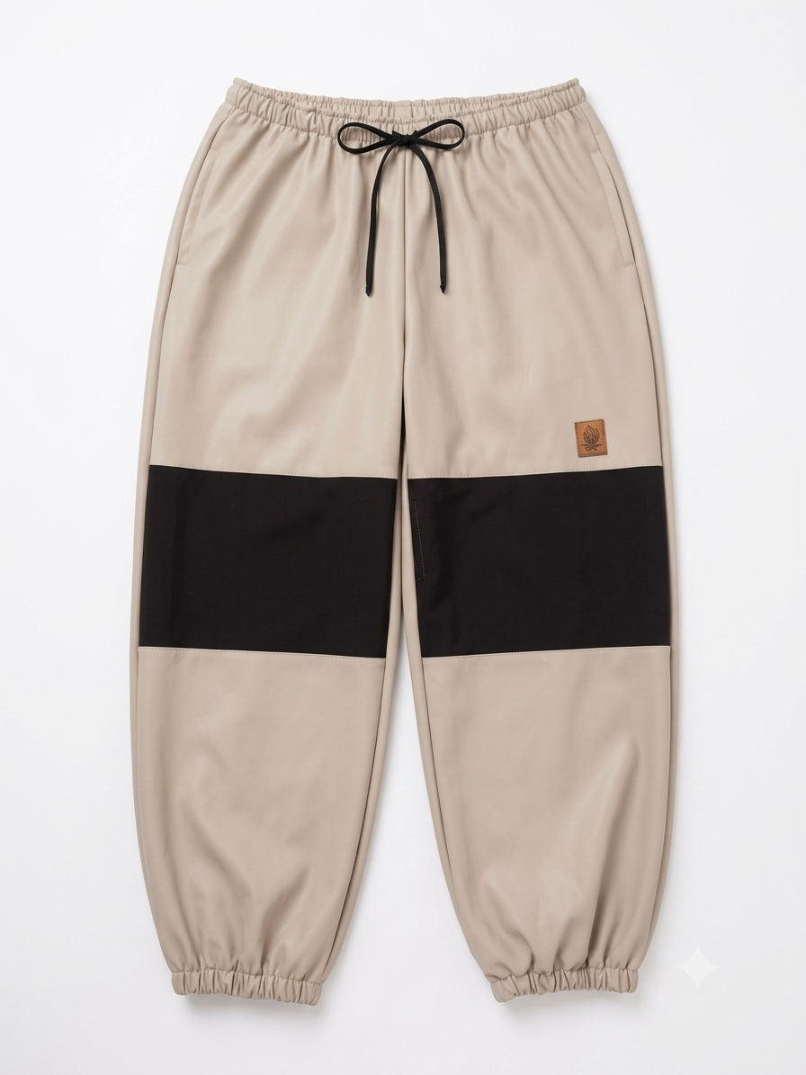 Pantalon nieve real Baggy Beige