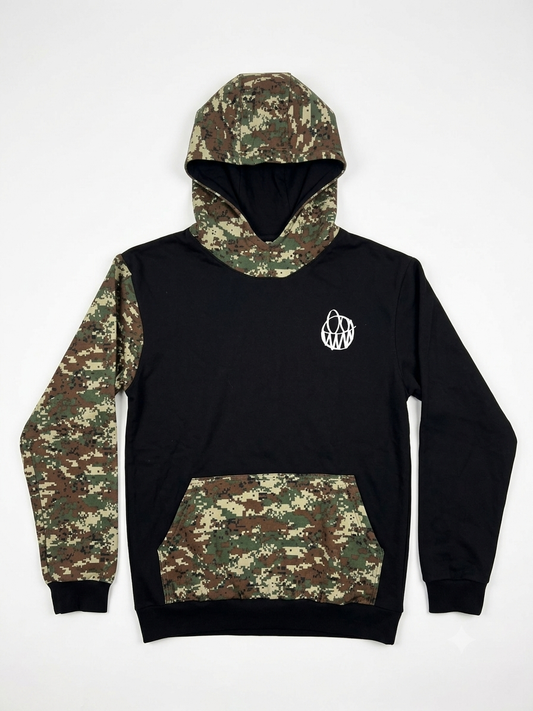 Rider Hoodie Camo – Polerón con capucha canguro | Afu Hoodies