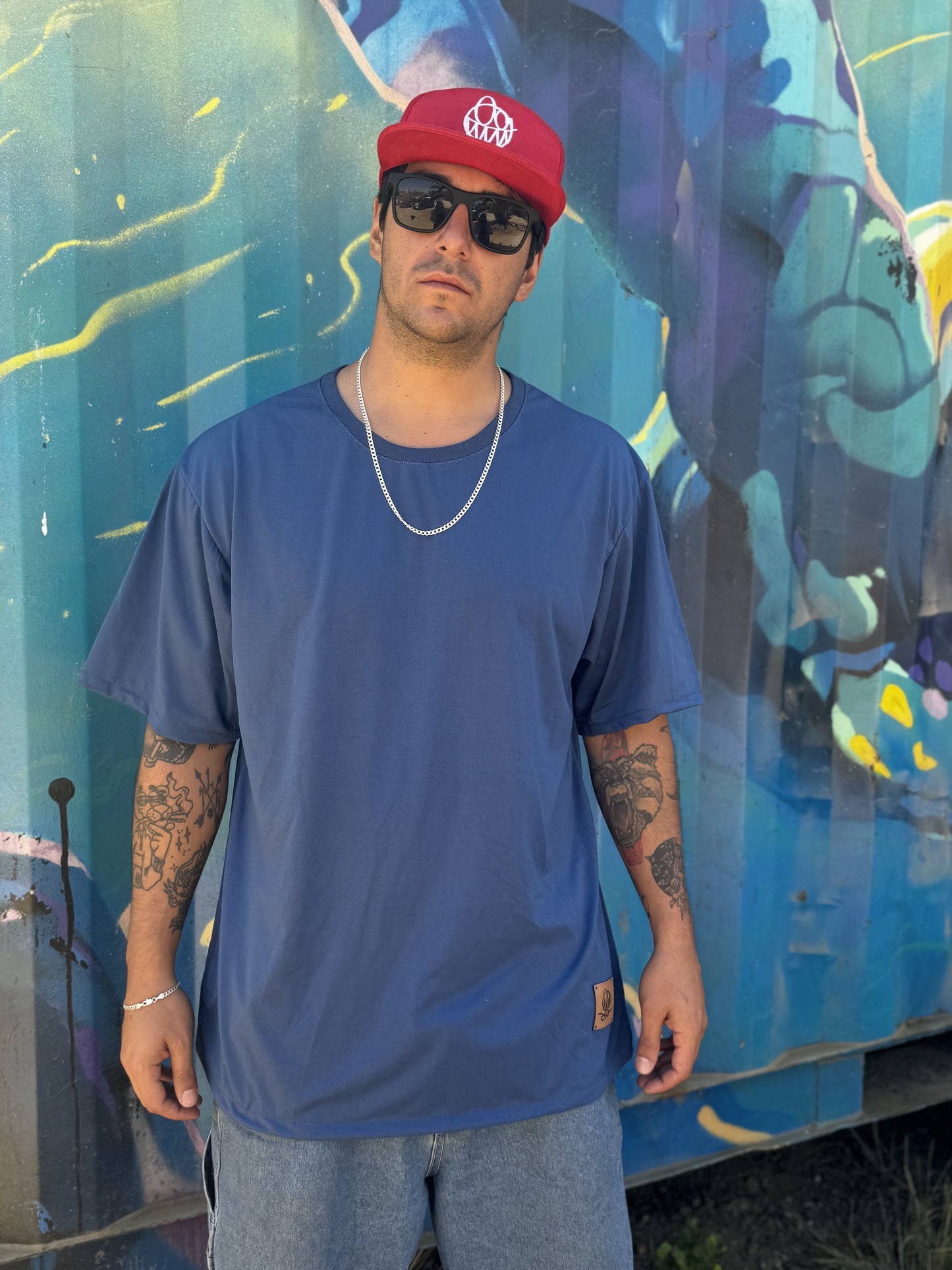 Polera Oversize Blue