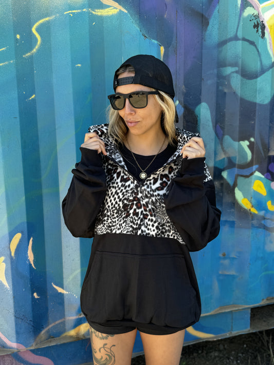 Pullover Hoodie Animal Print