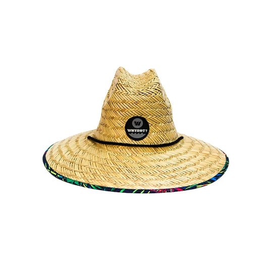 Sombrero de paja WHY NOT con forro tropical