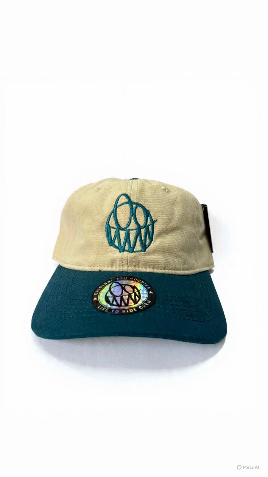 Gorro snapback premium bicolor blue