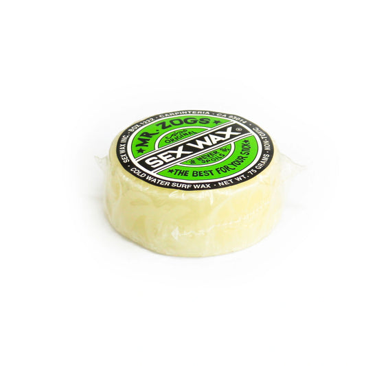 Pack 5 Cera de surf Sexwax Agua fría mixed Sello Verde