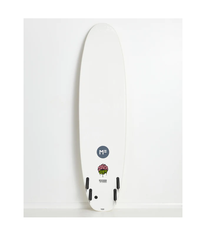 Tabla de surf Mick Fanning SUPER SOFT white thru 4F