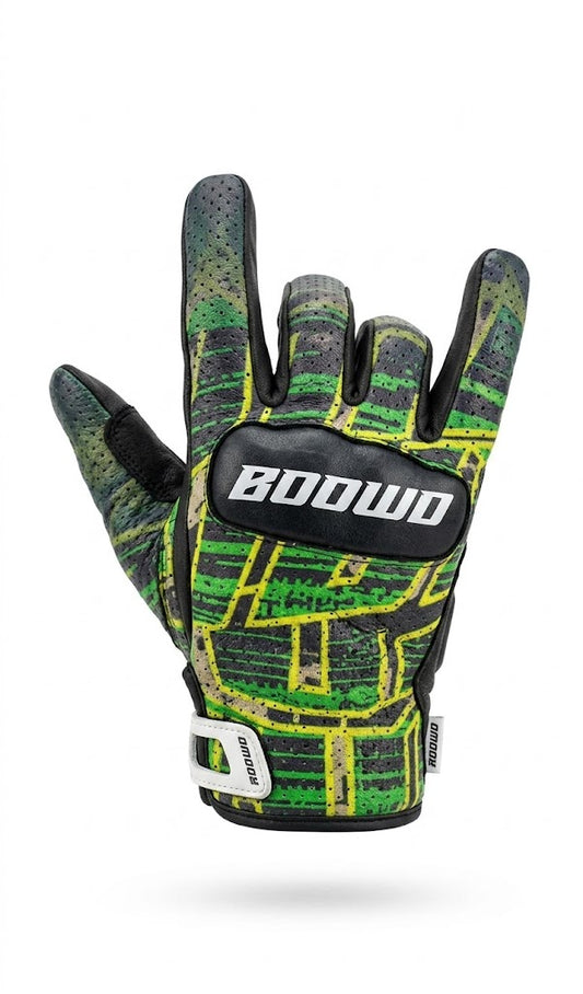 guantes de longboard boowd green